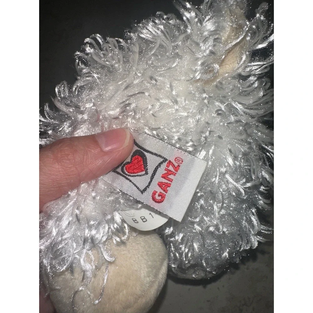 Ganz Webkinz Lamb White Plush Stuffed Animal HM201 BB172 H no‎ code Easter